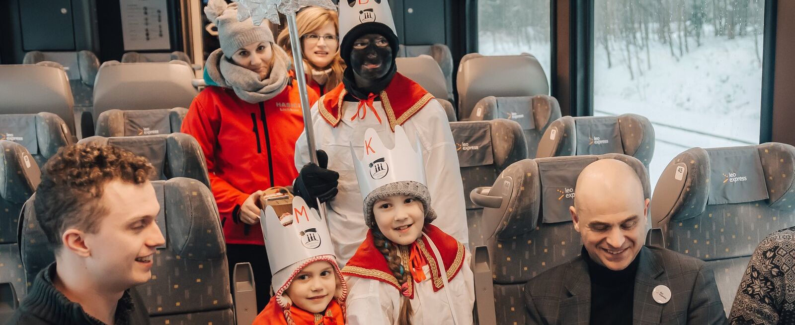 Tři králové na kolejích