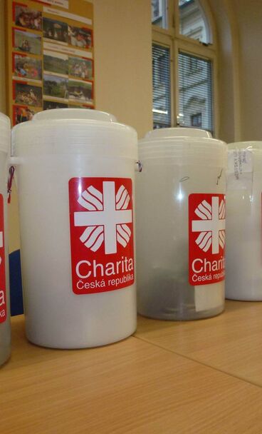 Statické kasičky Tříkrálové sbírky