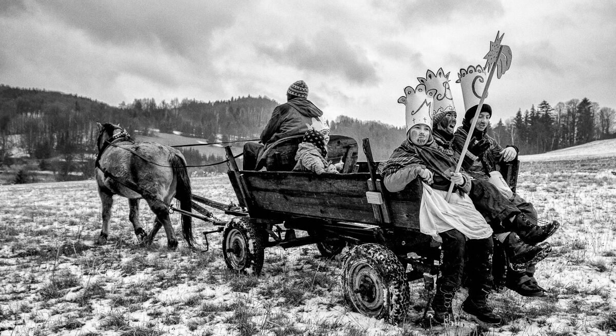 Aukce tříkrálových fotografií
