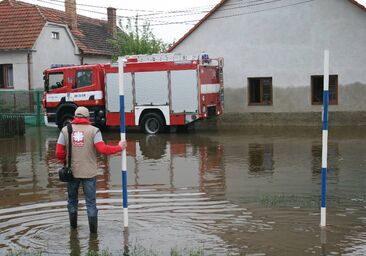 Tři králové již pomáhají při povodních
